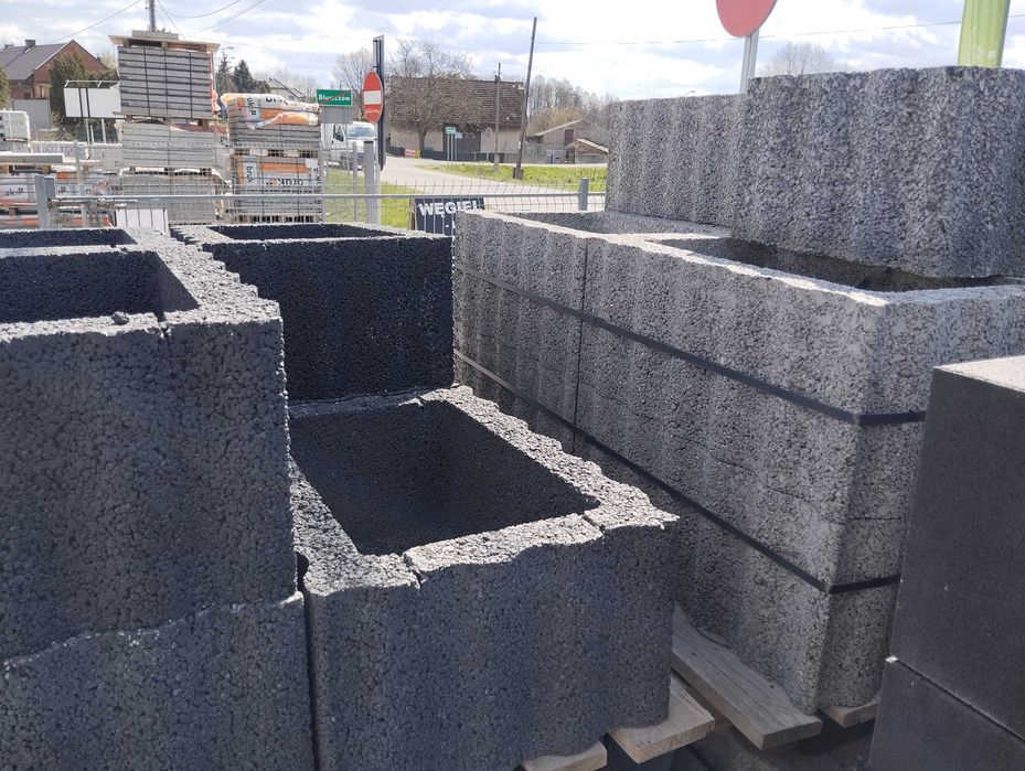 Donice Betonowe Okrągłe Patiflor murek oporowy donica beton gazon grys