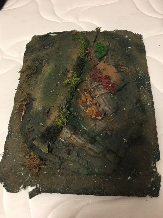 Modelismo 1/72 pequeno monte