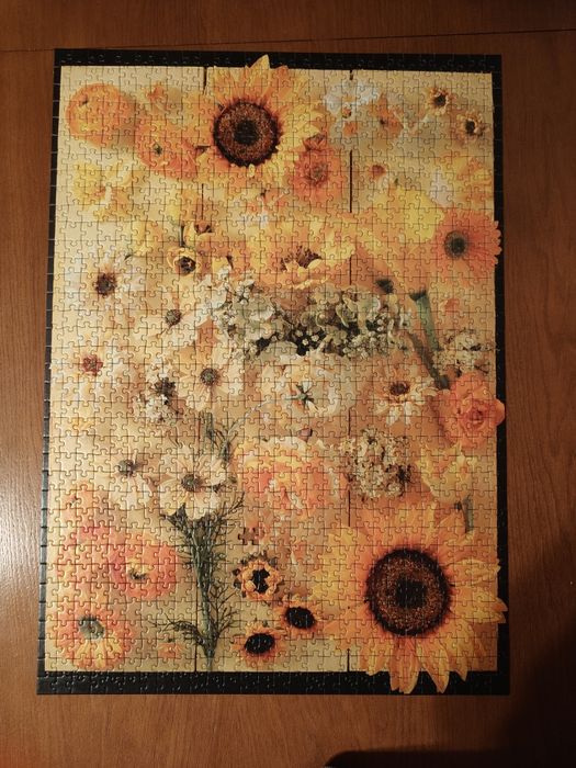 Puzzle 1000 kwiaty słoneczniki