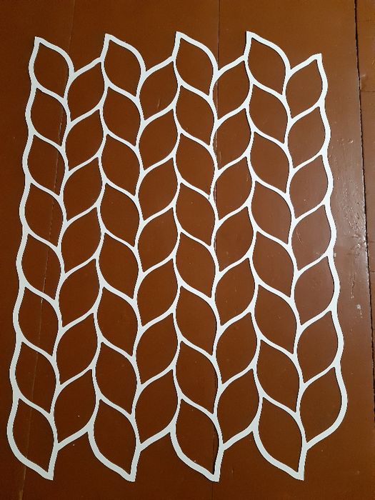 Трафарет для стен из пластика под штукатурку покраску жидкие обои