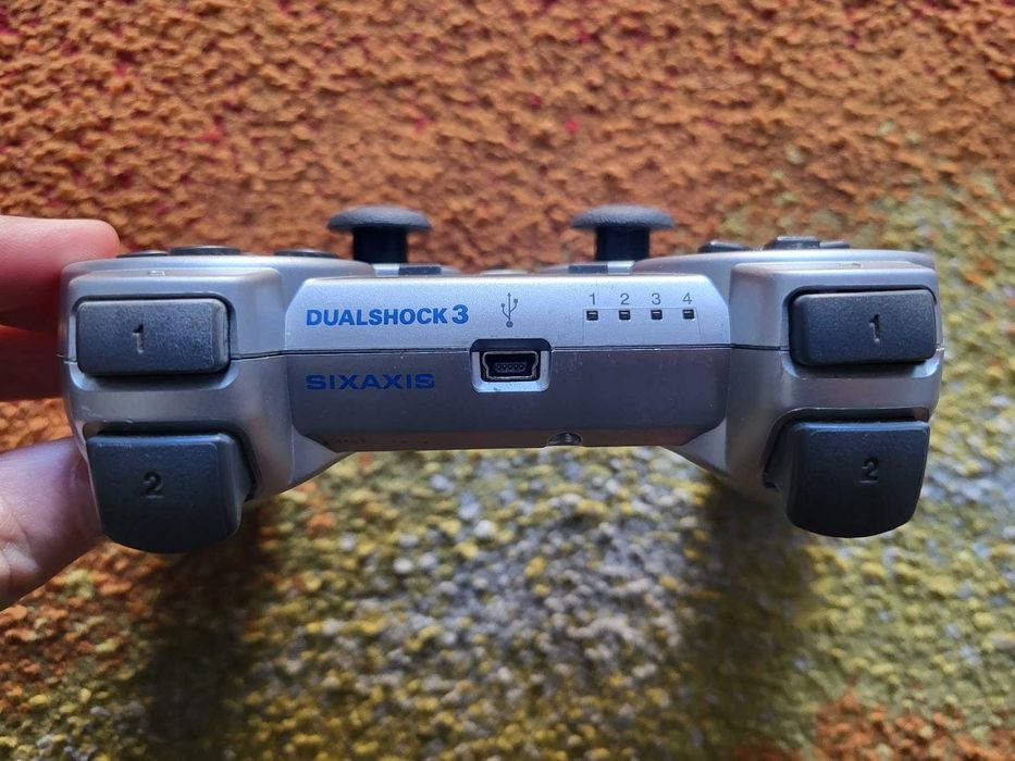 Oryginalny Pad PS3 Playstation 3 Sony Dualshock 3 Srebrny (Japoński)