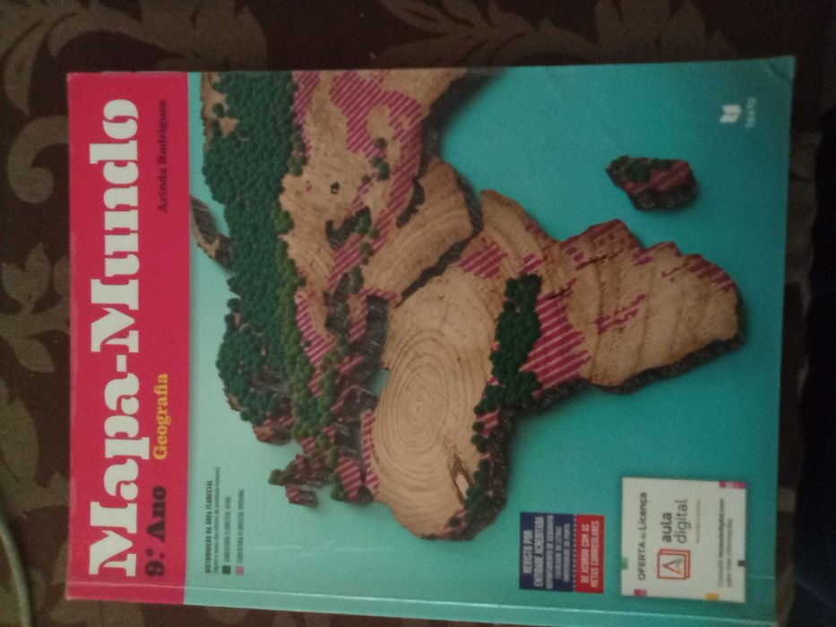 Livro de geografia do 9º ano  Mapa-mundo