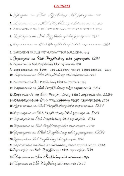 Winietki na wesele przyjęcie urodziny