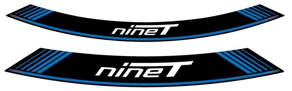 fitas para jantes puig bmw nine t conjunto 8 tiras azul