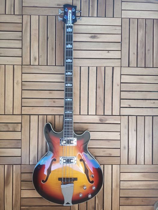 Chowny CHB-2, giatara basowa, semi hollow