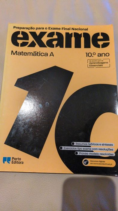 Exame matemática A 10 ano