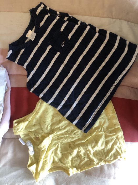 5 T-shirts bebé 9-12M