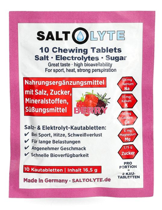Elektrolity Saltolyte Chewing Tablets 10 - berry