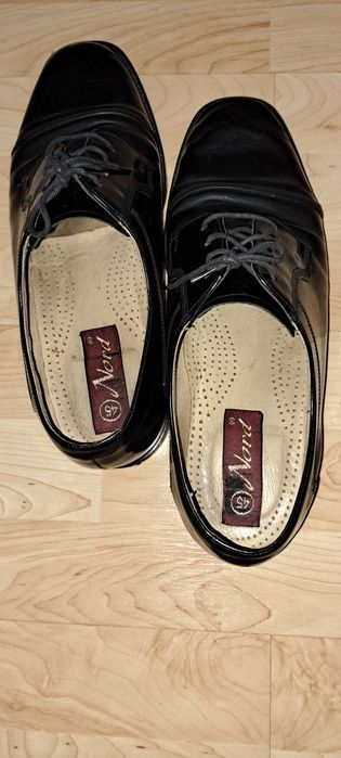 Męskie półbuty ze skóry - 45