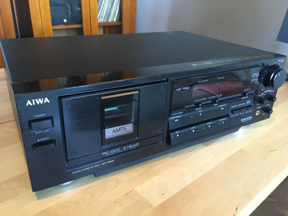 Magnetofon deck Aiwa AD-F800 wysoki model idealny.