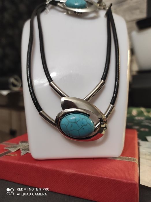 Nowy Zestaw naszyjnik z bransoletką bohumi