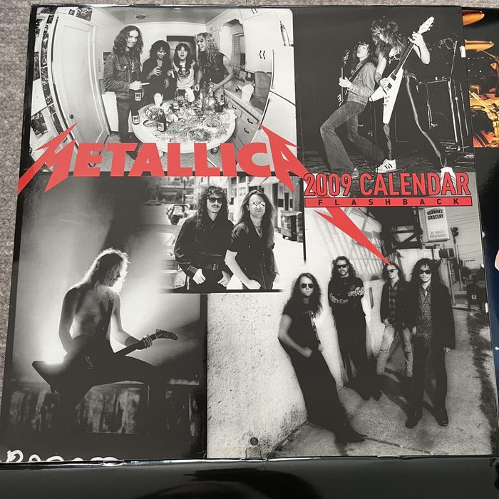 Conjunto de 6 calendários Metallica