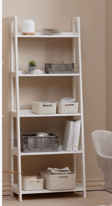 Regał biały wysoki - 4sztuki