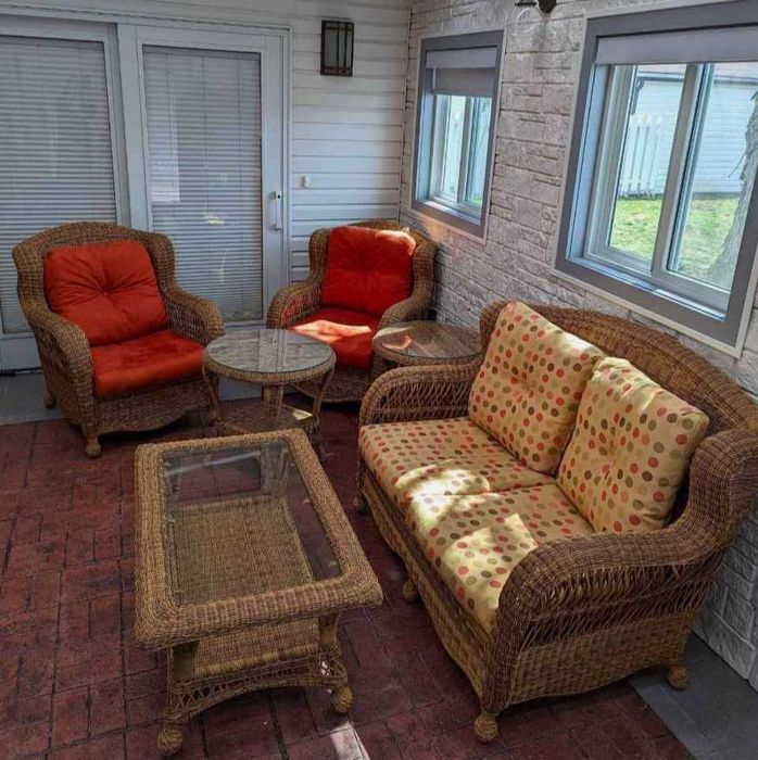 Набор мебели для патио, ротанг