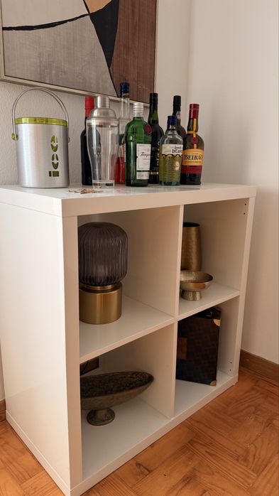 Estante multi funções Ikea ( branco brilhante )