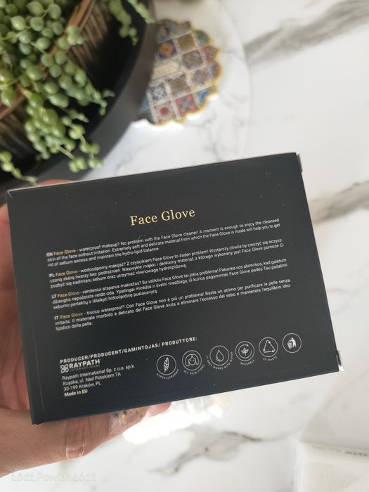 Rękawiczka Face glove 2szt plus mydelko  Raypath