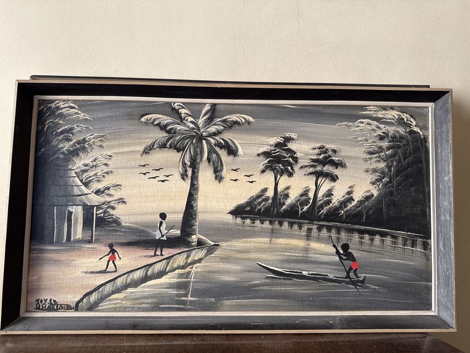 Quadro pintura africana
