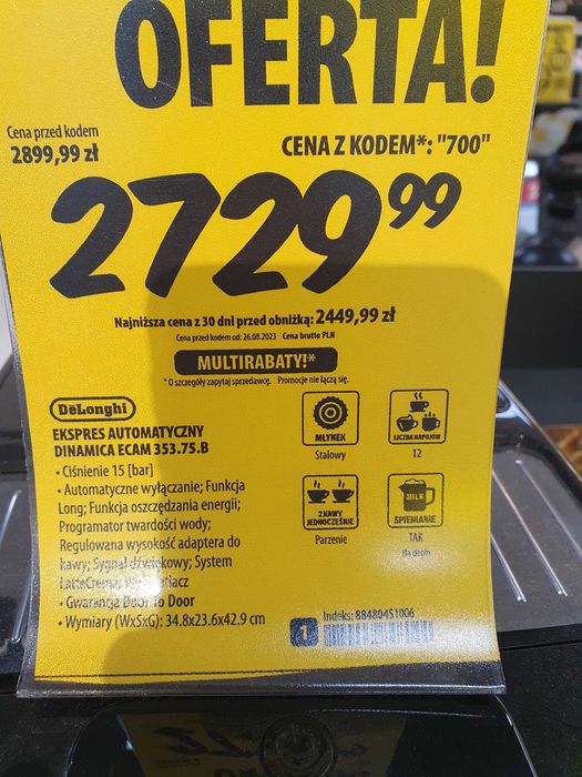 Delonghi Dinamica ecam 353.75.B