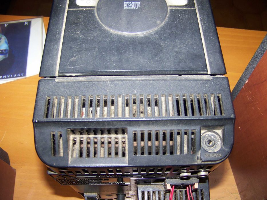 micro-hifi JVC - cds e rádio ok, tape ko