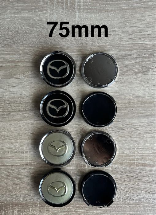 Conjunto 4 Centros Mazda 56mm 60mm 65mm 68mm 75mm
