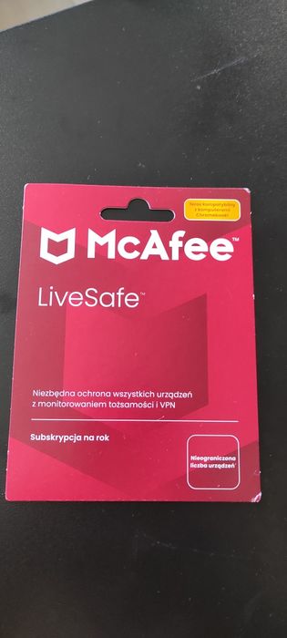 Program antywirusowy McAfee LiveSafe