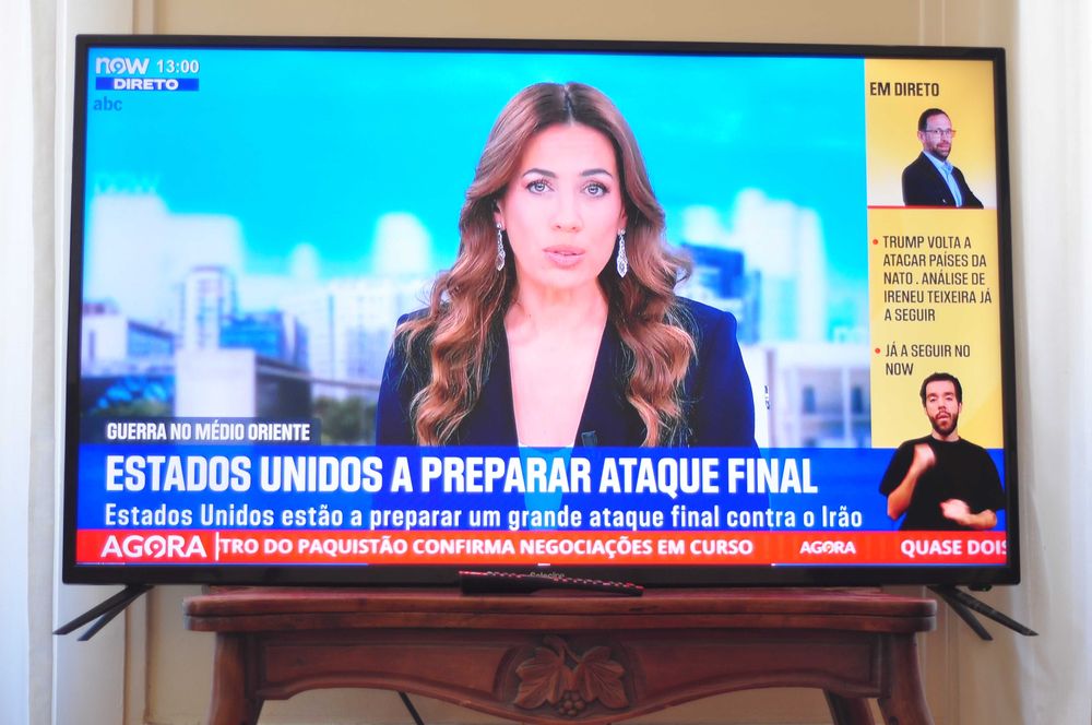 ** reservada** televisão LED 4K Ultra HD de 50 polegadas