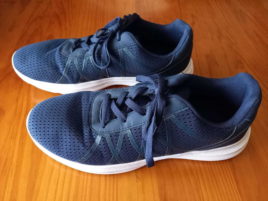 (COMO NOVOS) CRIVIT: Sapatilhas de Homem Azuis com Atacadores: Tam. 44