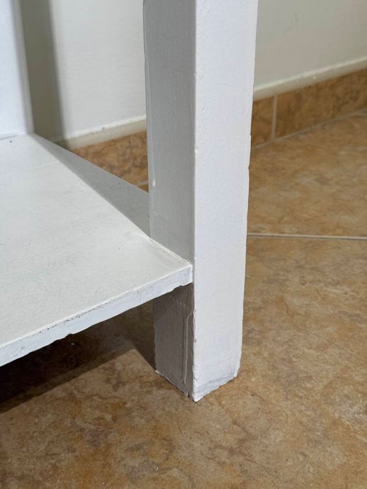 Aparador madeira pintada branco