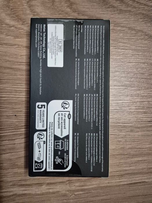 Швидкісний SSD M.2 NVMe Netac NV3000 500GB PCIe 3.0 x4
