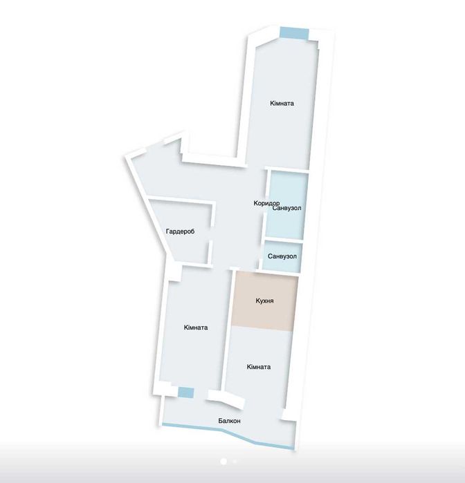 2-комнатная квартира по адресу Куликово поле пл. (площадь 95,4 м²) - Atlanta.ua - фото 4