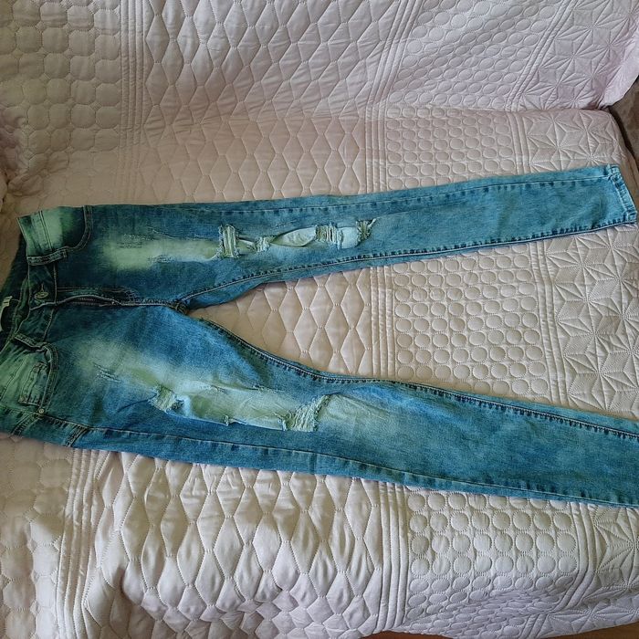 2 pary spodni jeansowych w roz. 38