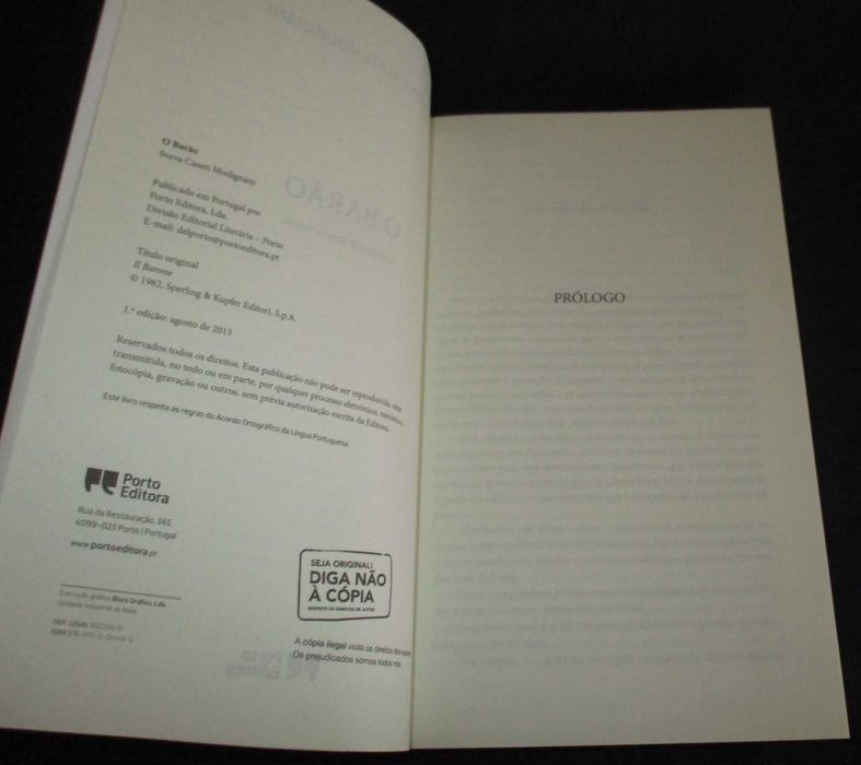 Livro O Barão Sveva Casati Modignani