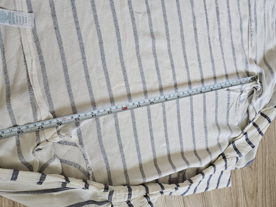 Narzutka kimono plażowe na plażę lato ASOS marynarskie paseczki