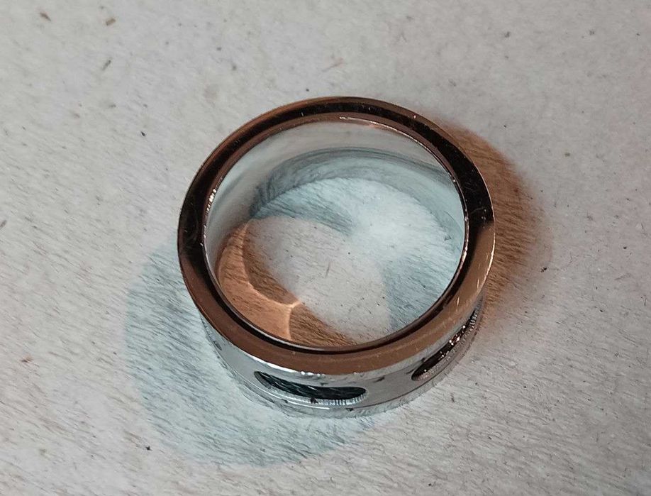 Брутальное мужское кольцо. Нержавеющая сталь. Новое. Размер 20.0