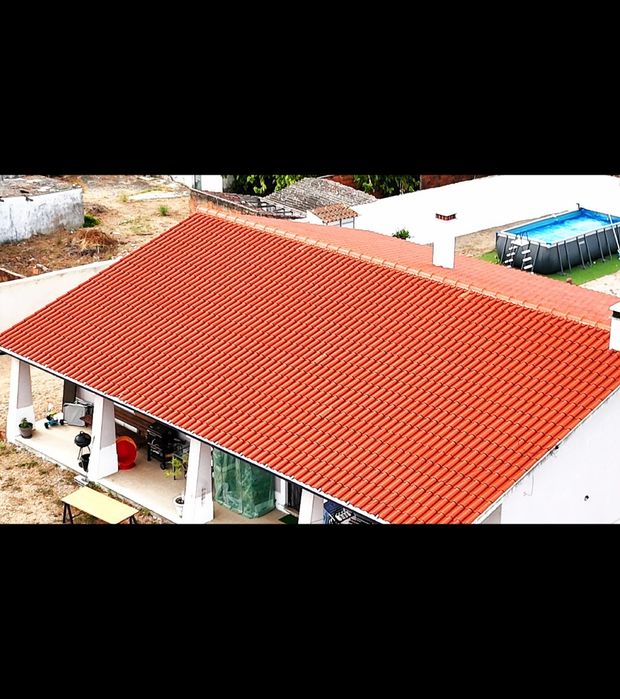 Limpeza de telhados e muros e jardinagem