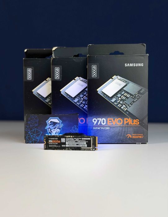 Накопичувач SSD Samsung 970 EVO Plus 500GB M.2 NVMe PCIe 3.0 x4 | МАГАЗИН | Гарантія 90 днів