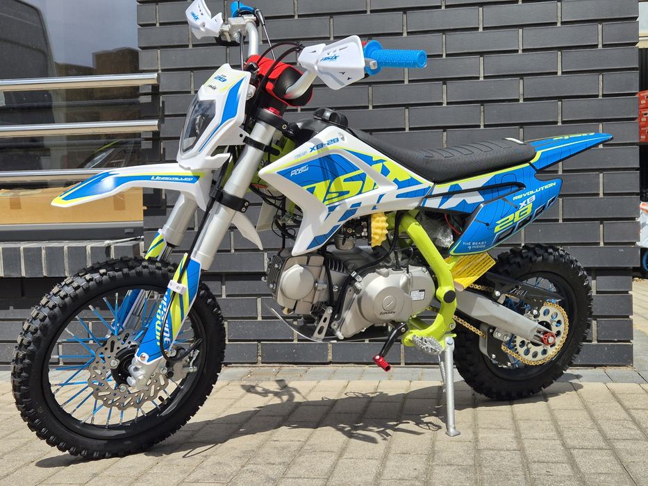 Cross ASIX XB-28 125cc/110 Solidny, Koła 14/12 ! E.Rozruch ! NOWY !