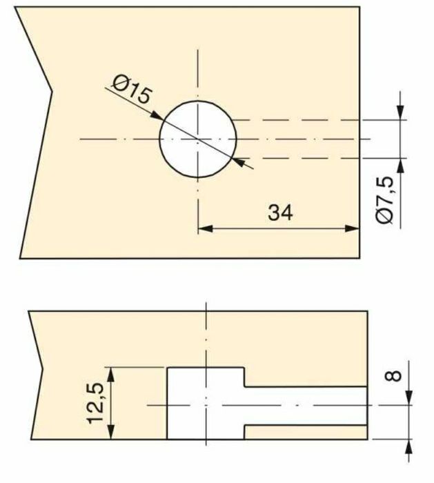 Conjunto de parafusos de montagem de móveis