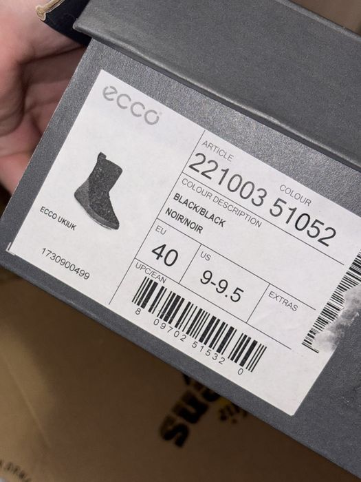 Черевики ECCO UKIUK / оригінал / шкіра /