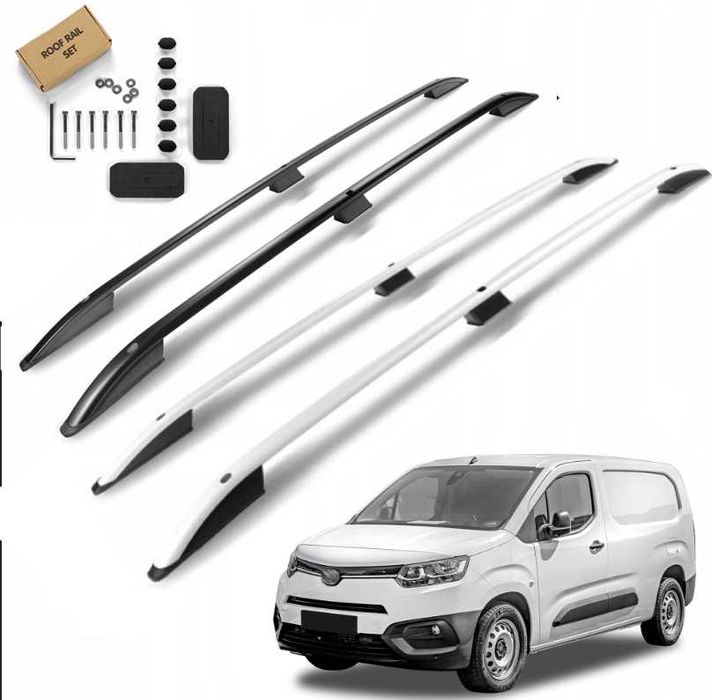 Relingi dachowe bagażnik do TOYOTA PROACE CITY I K9 2020- SHORT KRÓTKI