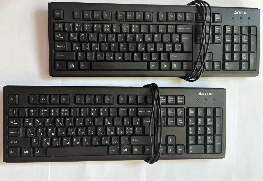 Клавіатура A4Tech KR-85 Black USB фірми 4TECH (2шт)