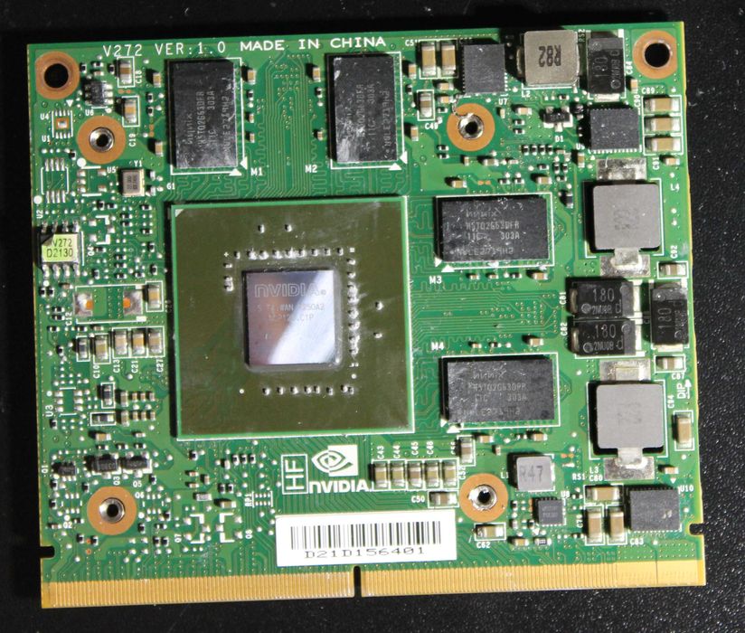 Відеокарта CN-0D30WG N14P-Q3-A2 Nvidia Quadr K2000M MXM GPU Dell