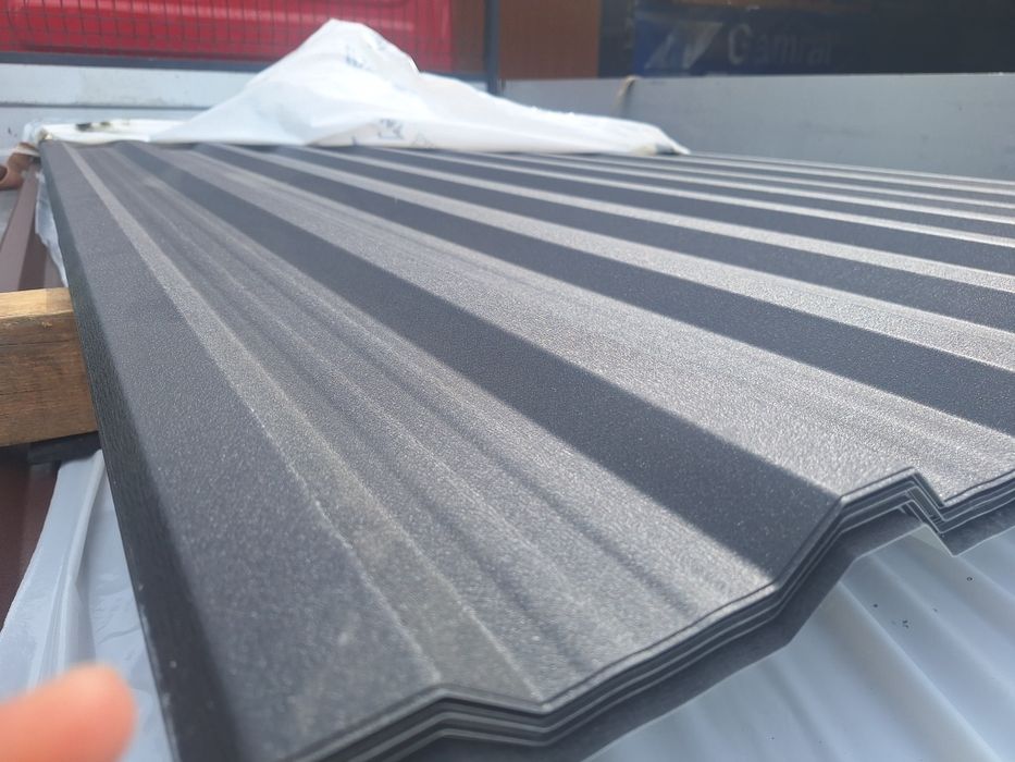 blacha trapezowa 28,80 zlm2 t-18 brąz,grafit mat GRUBOŚĆ 0,5mm