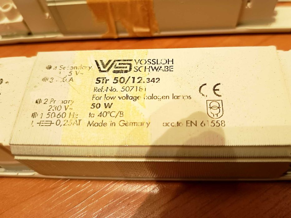 3 Vossloh Schwabe Electromagnetic Transformers 50W64172194000129121