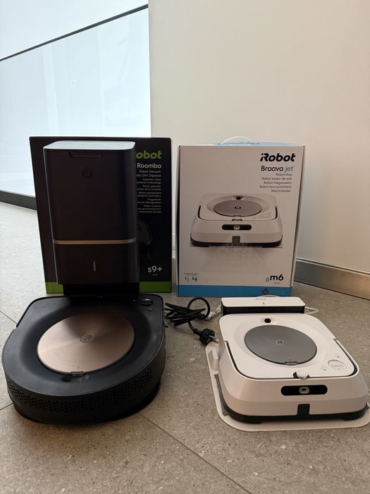 Robot Roomba s9+ i Braava jet m6