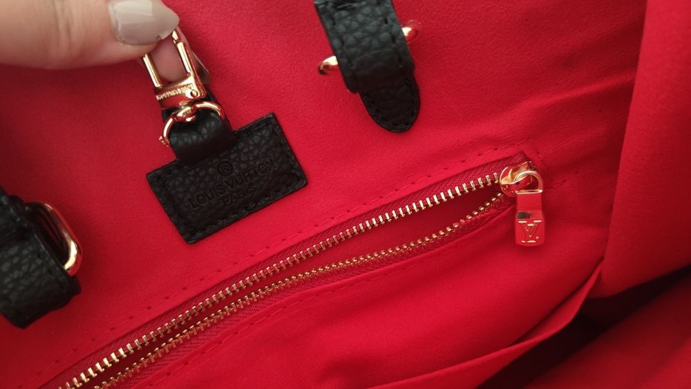 Torebka LV czarna typu teczka