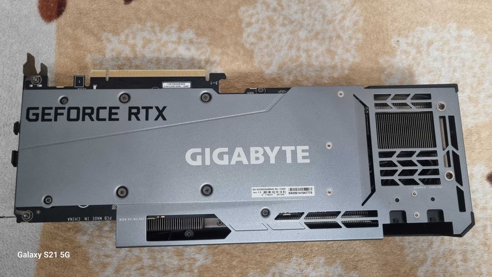 RTX 3080 GIGABYTE 10GB GDDR6X (320 біт)