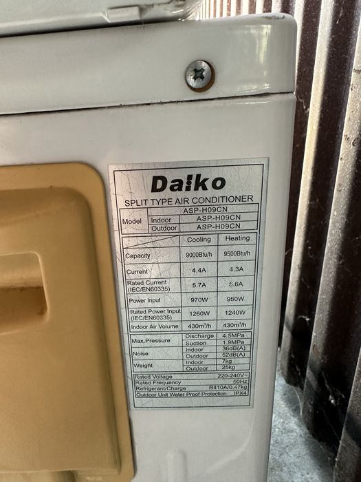 Кондиционер Daiko