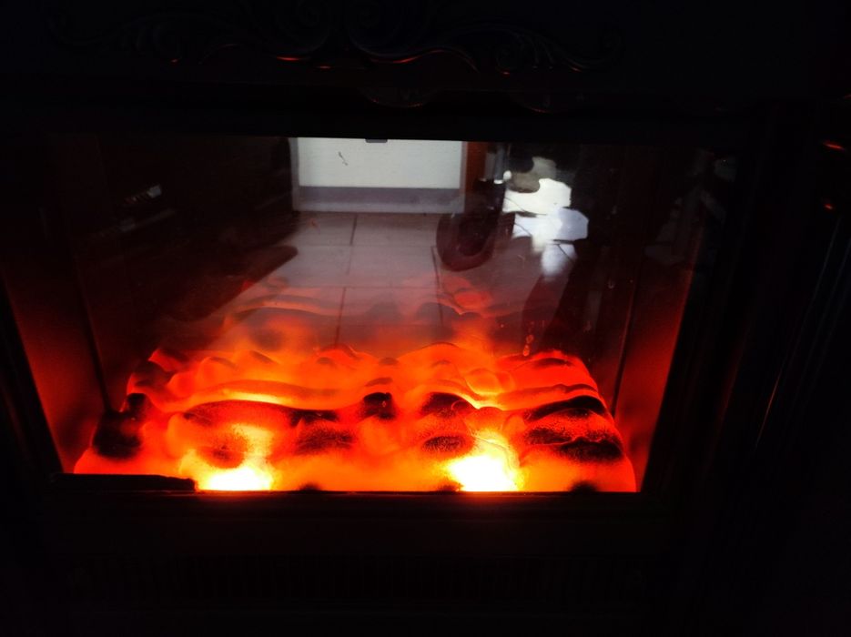 Kominek elektryczny grzewcza LED mutacja ognia