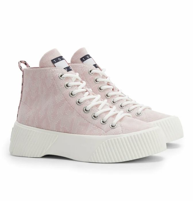 TOMMY JEANS Sneakersy Vulc Knitted Mc EN0EN02141 Różowy 36 nowe
